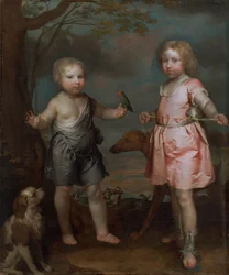 Lord John Hay and Charles, Master of Yester (later 3rd Marquis of Tweeddale)